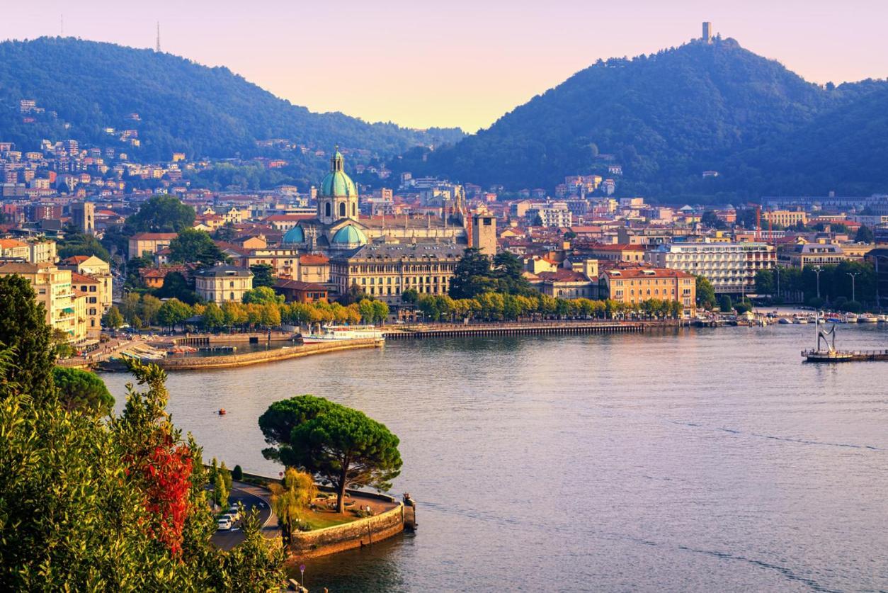 Centro-Lecco Romantico Appartamento Sul Lago Exterior foto